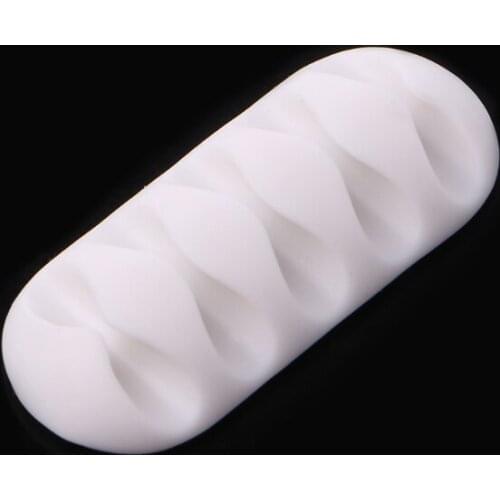 Cord Management Wire Organizer Wall Desktop Cable Holder USB Charging Random Color