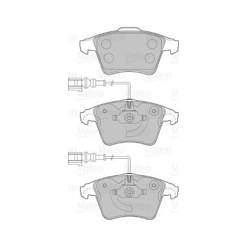 BRAKE BALATASI FRONT TOUAREG 2,5TDI 03 --; VALEO 598940
