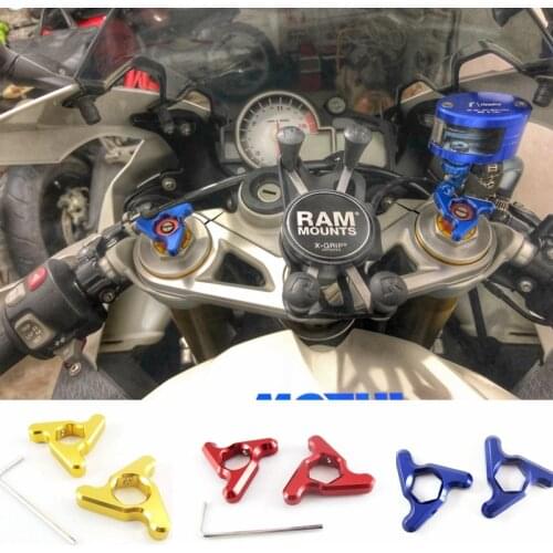Motorcycle CNC Racing Front Fork Preload Adjusters For BMW F800GS 2008-2010 G650X 2009