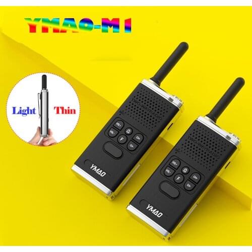 2pcs) YMAO Walkie Talkie uhf PMR446 PRS462 Portable ham Radio Communicator powerful walkie-talkies Flashlight HF Transceiver