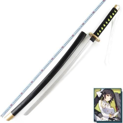 Game Azur Lane Takao Cosplay Props Wooden Sword Takao Cosplay Weapons Kinves Samurai Sword for Halloween Carnival Party Events