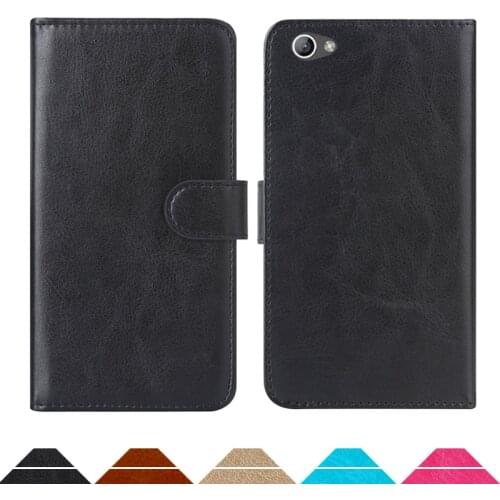 Luxury Wallet Case For teXet TM-5005 PU Leather Retro Flip Cover Magnetic Fashion Cases Strap