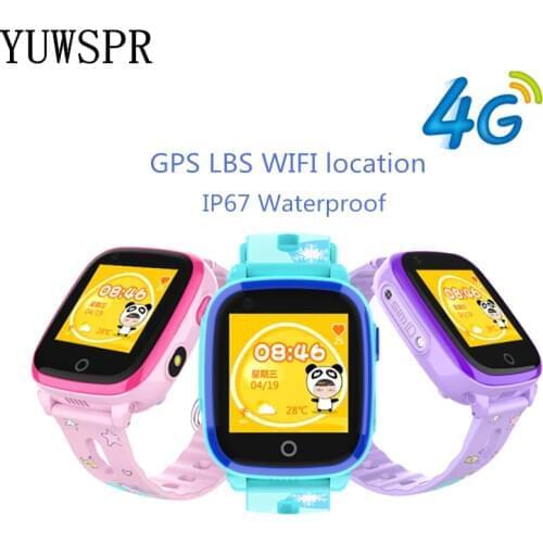 Smart Watch Kids GPS Tracker watches 4G IP67 Waterproof GPS LBS WIFI Positioning video call Camera Children Smart GPS Watch DF33