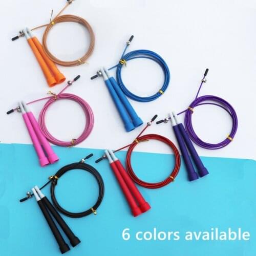 Brand New Adjustable Steel Wire Skipping Rope Heavy Skipping Exercise Skipping Rope Fitness Equipment Exercise Skipping Rope 3 M