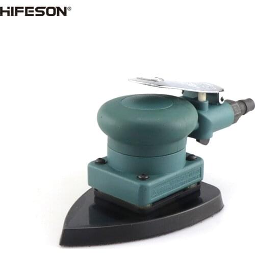 815 90 * 135mm Triangle Pneumatic Sandpaper Machine Peach Shape Chassis Sander Shaker Grinding Polishing Ash Grinder