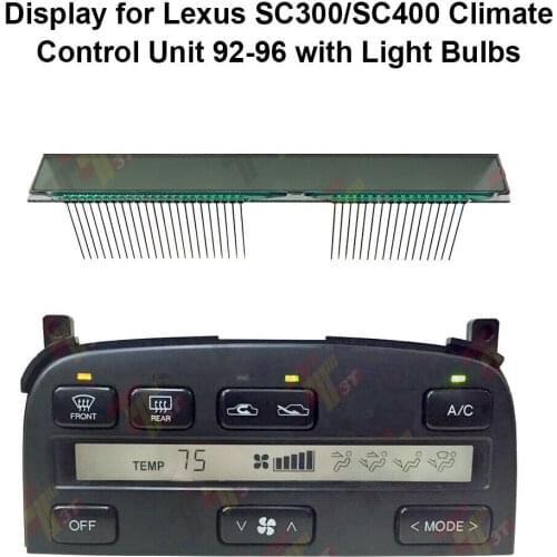 OEM LCD Screen Display for Lexus SC300/SC400 Climate Control unit 1992-2000