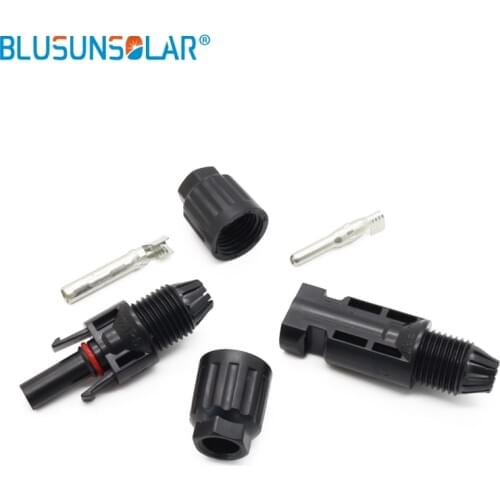 100 pairs / lot TUV IP67 Male and Female Solar Panel Cable Connectors with Seal Ring