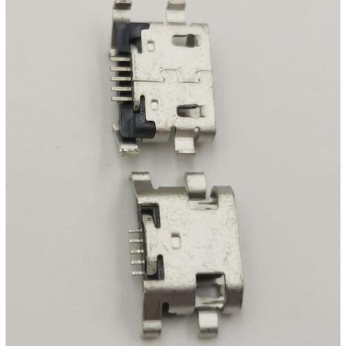 2Pcs USB Charger Charging Dock Port Connector For BQ BQ-6040L Magic BQ6040L 6040L Ulefone Metal Contact Micro Jack Socket Plug