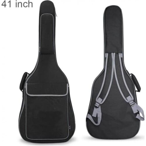 41 Inch Oxford Fabric Guitar Case Gig Bag Double Straps Padded 10mm Cotton Soft Waterproof Backpack Guitar Bags Hot