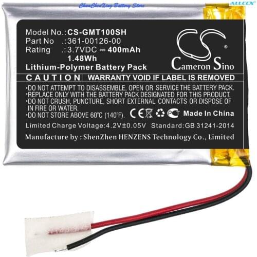 Cameron Sino 400mAh Smartwatch Battery for Garmin Tactix Delta, 010-02357-00, Fenix 6X