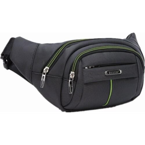 M016 Quality Fashion Unisex Functional Bag Cool Casual Waist Bag Fanny Pack Men Women Outside Phone Money Oxford Patchwork Bag