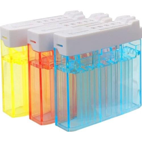 5pcs Dental Endo Files Sterilization Box Multi Function NITI Files Box 135℃ Autoclavable Root Canal Files Measurement Organizer