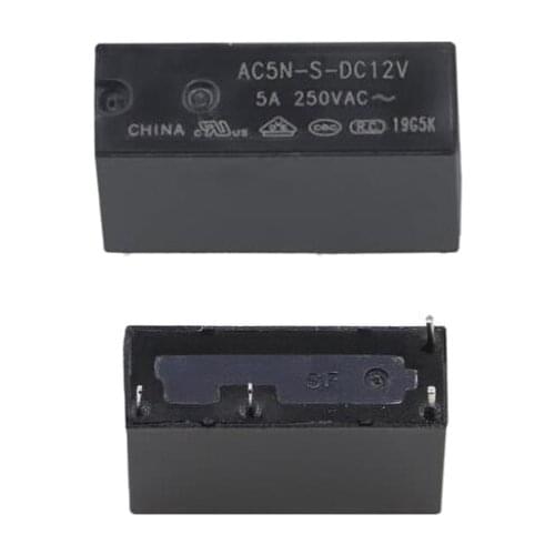 HOT NEW 12V relay AC5N-S-DC12V AC5N S DC12V AC5NSDC12V 12VDC DC12V 12V 5A 4PIN