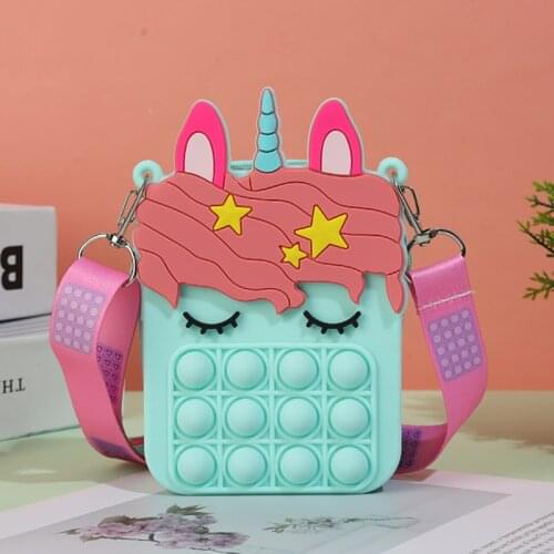 Fidget Reliver Stress Toys Rainbow Push It Bubble Antistress Toys Adult Children Sensory Toy To Relieve Autism Dropshipping