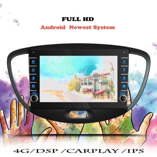 Multimedia Player Car Auto Radio For Hyundai Grand I10 2007 2008 2009 2010 2011 2012 2013 Android Navigation GPS DVD Head Unit