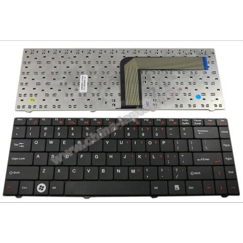 New Laptop keyboard for Teclado Notebook Cce Wm52c T52c T31 J95 Intelbras I22 I210, HASEE F233 Black US Version - V092339AS1