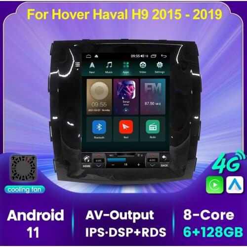 New Arrival DSP For GREAT WALL For Hover Haval H9 2015-2019 For Tesla style screen Car Radio Multimedia Video Player Navigation