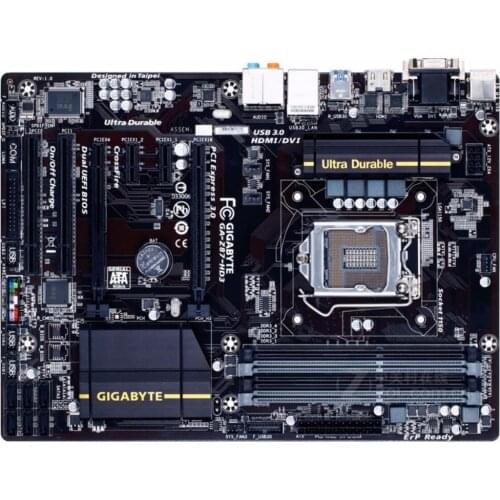 Original motherboard Gigabyte GA-Z87-HD3 LGA 1150 DDR3 Z87-HD3 Z87 desktop motherboard free shipping