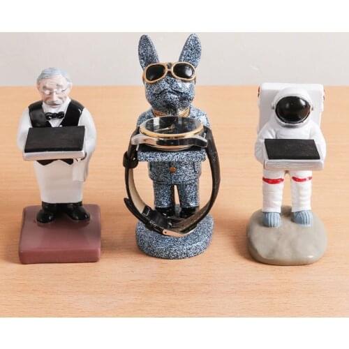 New Resin Watch Stand Individuality Old Housekeeper Watch Storage Boxes Case Fashion Watch Display Case Jewelry Gift Organizer