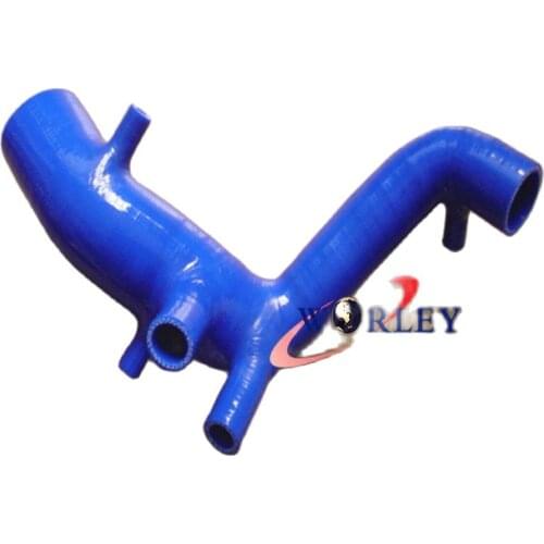BLUE For Audi TT VW Golf MK4 1.8T Turbo GTi Silicone Air Intake Induction Hose