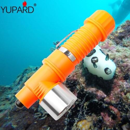 XL-L2 LED IPX6 Diving white light yellow light flashlight waterproof magnet mini outdoor lighting work light + 18650 battery