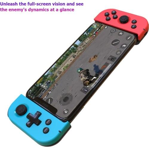X6 Bluetooth-compatible 4.0 Telescopic Game Controller Durable Wireless Gamepad Game Entertainment Accessories for PUBG Mobile