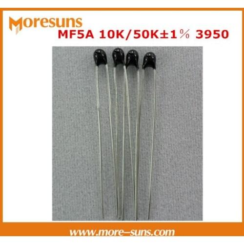 Fast Free ship 500pcs/lot NTC bead form thermistor(small black) MF5A 10K/50K 1% 3950 ntc thermistor