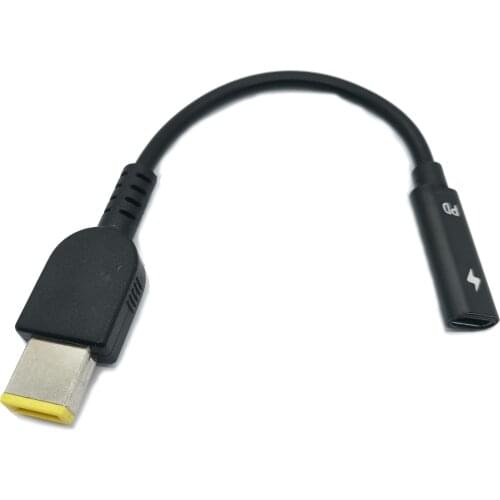 USB Type-C Female to 5.5X2.5 7.9X5.5 7.4X5.0mm Male Plug Connector Cable Cord USB C Adapter Converter for Lenovo Asus Hp Laptops