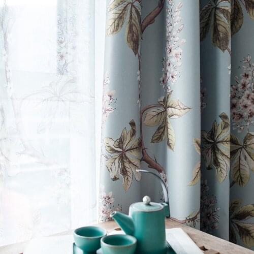 Curtains for Living Room Bedroom Popular Modern Simple and Fresh Style Curtain Fabrics
