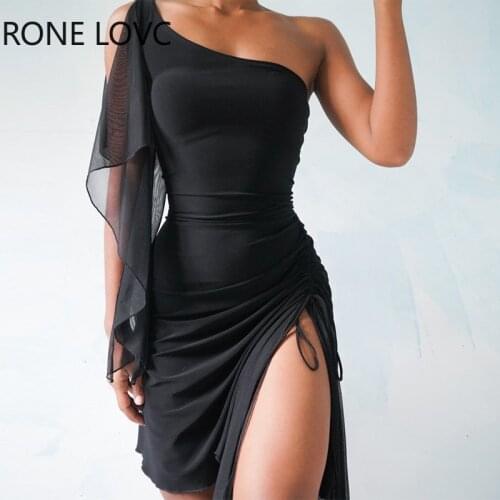 Women Solid Mesh Contrast Sleeveless Slit Long Dress Bodycon Dress Summer Dress