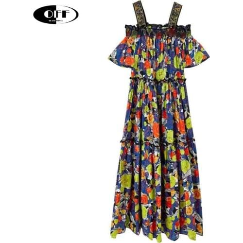 Celebrity designer runway party evening midi-long dress traf goblincore zevity ruffles elegant holiday floral dresses women robe