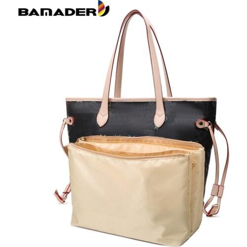 BAMADER SPEEDY 25 30 35 Insert Bag Double Layer Cosmetic Bags Zipper Makeup Bag Women Toiletry Organizer Fit Speedy Neverfull