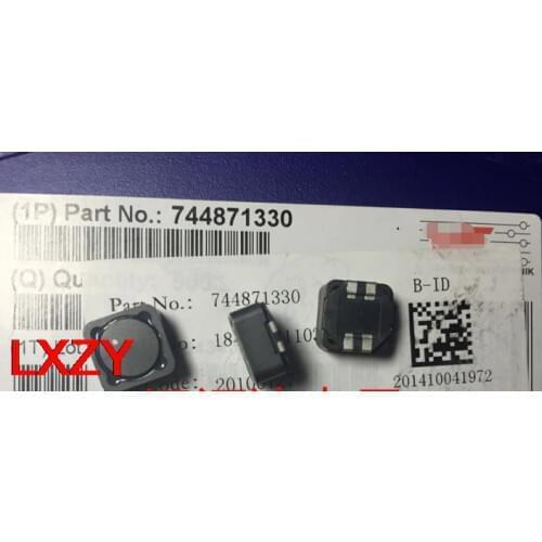 Free Shipping 10PCS/lot 744871330 WE-DD 1260-33UH 2.8A 12.5X12.5X6.5MM Chip Coupled Inductor
