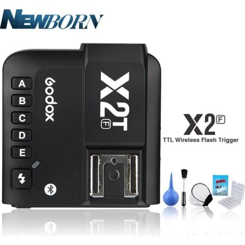Godox X2T-F TTL 1/8000s 2.4G Wireless Trigger Transmitter for Fuji DSLR Cameras and Godox TT350F TT685F V860IIF