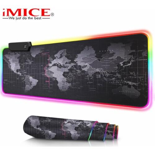 Large Mouse Pad Computer Mousepad RGB Gaming Mouse Pad XXL Mouse Pad Gamer Large Mause Mat RGB Mousepad Computer Mat Desk Mat