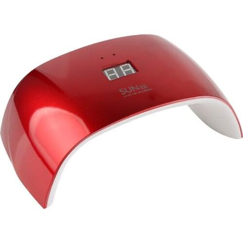 SUN 9X UV LED Nail Lamp 18W Quickly Dryer Portable Cordless fast Drying RED Led Nail Lamp rechargeable electric Gel nail Dryer