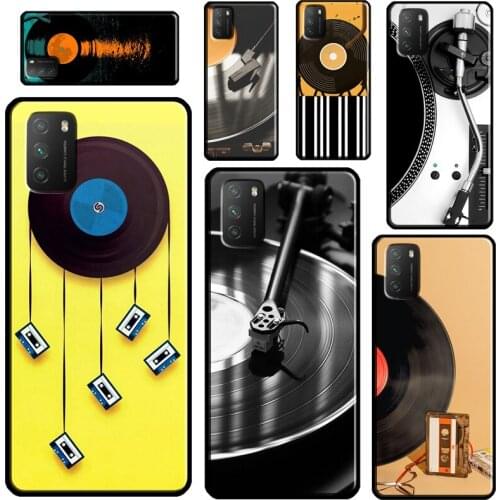 Vinyl Record Music For POCO X3 Pro M3 F1 F2 F3 Phone Case For Xiaomi Mi 11 Lite 9 10 A3 Mi 11 Ultra 10T Pro