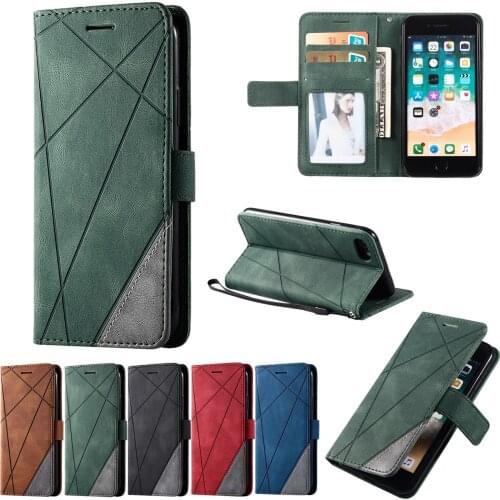 Luxury PU Leather with Card Holder Wallet Case for Iphone 11 12 Mini Pro Max X Xr Xs 7 8 Plus 6 6S Hybrid Matte Back Cover