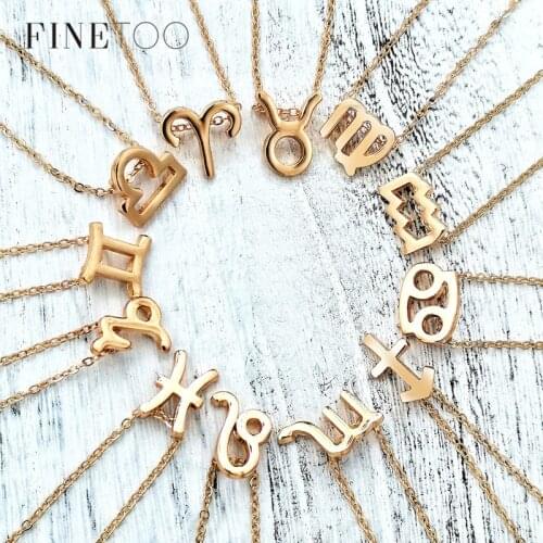 Fine Too Women's Pendants Zodiac Signs