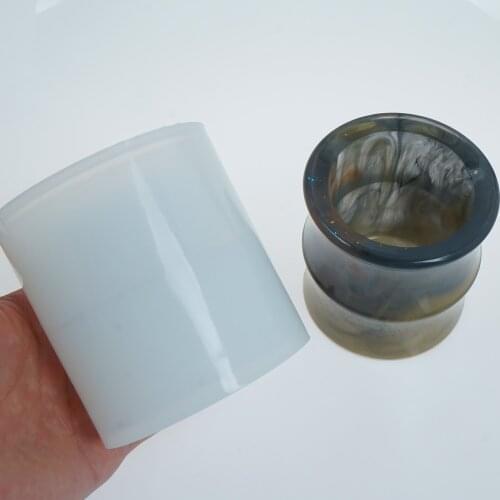 Bamboo Pen Holder Mold Resin Silicone Mold Storage Box Mold-Succulent Plant Flowerpot Mold 10370850