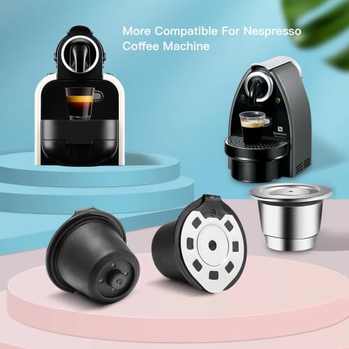 For Nespresso Coffee Capsule Pod Filters Baskets Refillable Reusable Espresso Coffee Filter Cup Cafeteras De Capsulas