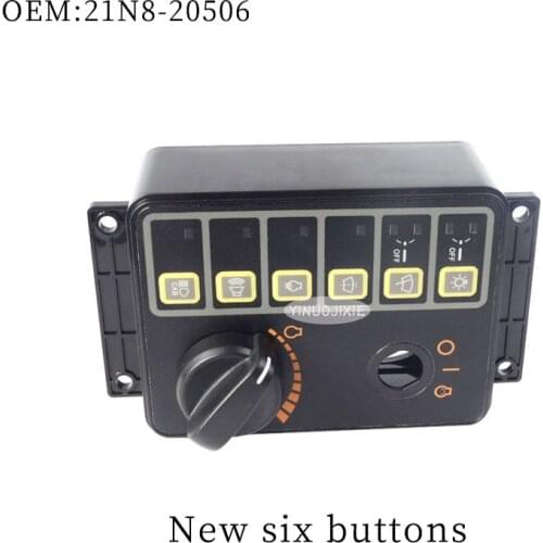 Used for Hyundai R130/150/225/215/80-7 Excavator Throttle Knob Controller Switch Assembly new style OE:21N8-20506 21N820506