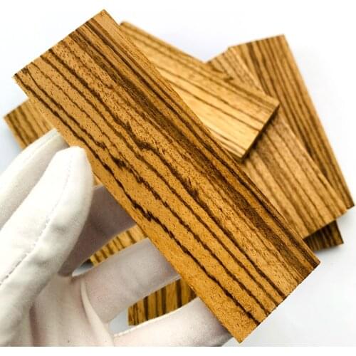 African zebra wood Knife handle material Woodwork DIY wood block Microberlinia brazzavillensis woodCraft