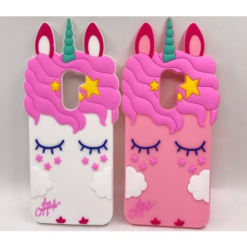 Cute 3D Cartoon Unicorn Case For Xiaomi Redmi 7 6A 6 Pro 3S 4X 4A 5A S2 Y2 Mi A1 A2 Lite Note 4 5 Pro Soft Silicone Phone Cover
