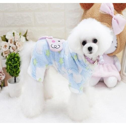 Pet Clothes French Bulldog Teddy Sleep Suit Pet Coat Chihuahua Pug Pet Dog Clothing Small Medium-sized Dog Puppy Clothes