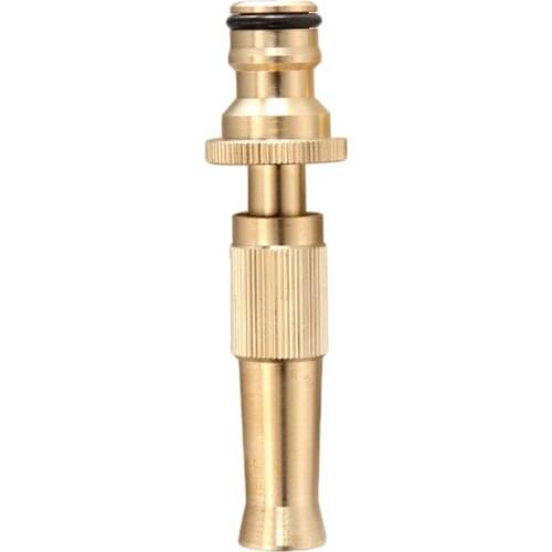 Garden Irrigation Spray Adjustable Brass Hose Sprinkler Nozzle Car Wash Watering