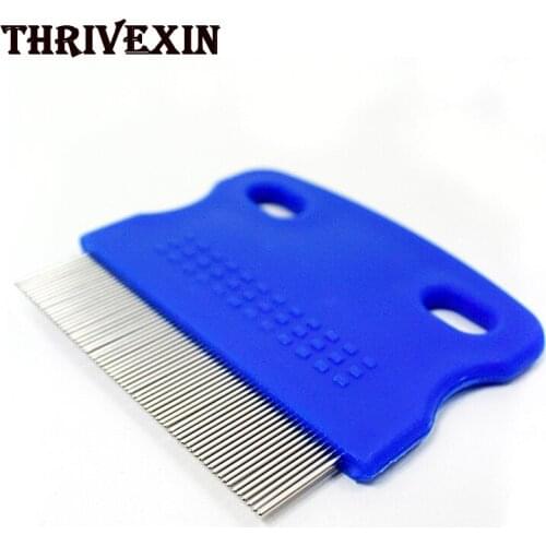 Cat Lice Flea Nit Removal Hair Comb Brush Dog Hairs Removing Tick Combs Multifunction Pet Grooming Stainless Steel