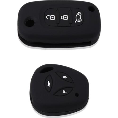 3 BUTTON SILICONE REMOTE KEY COVER CASE FOB FIT FOR LADA PRIORA SEDAN SPORT KALINA GRANTA VESTA X-RAY SHELL HOLDER PROTECTOR