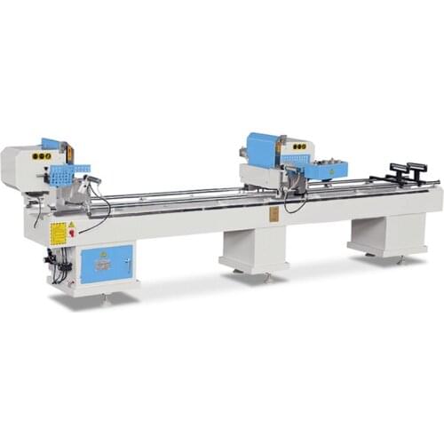 3KW Plastic PVC Aluminum Profile Double Head Cutting Machine Special Cutting Saw Sliding Screen Windows And Doors Making Machine