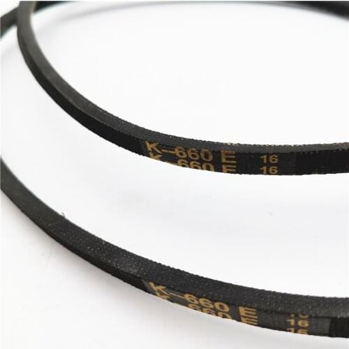 2Pcs K660 Rubber V-belt Triangle belt Driving belt for Industrial Agricultural Equipment